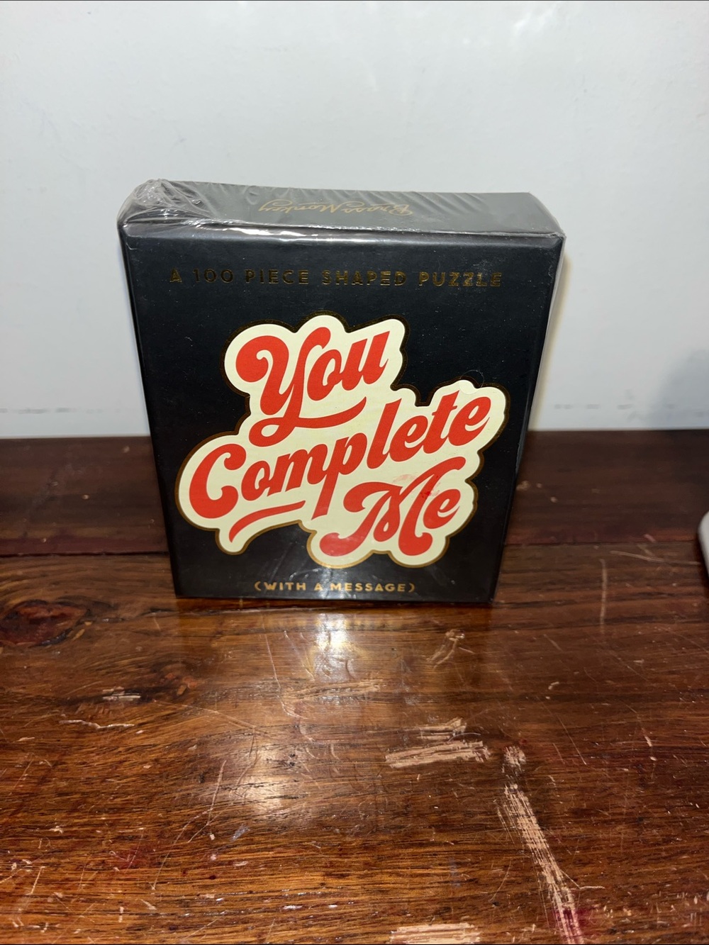 New You Complete Me Jigsaw 100 piece Puzzle- valentines anniversary day gift